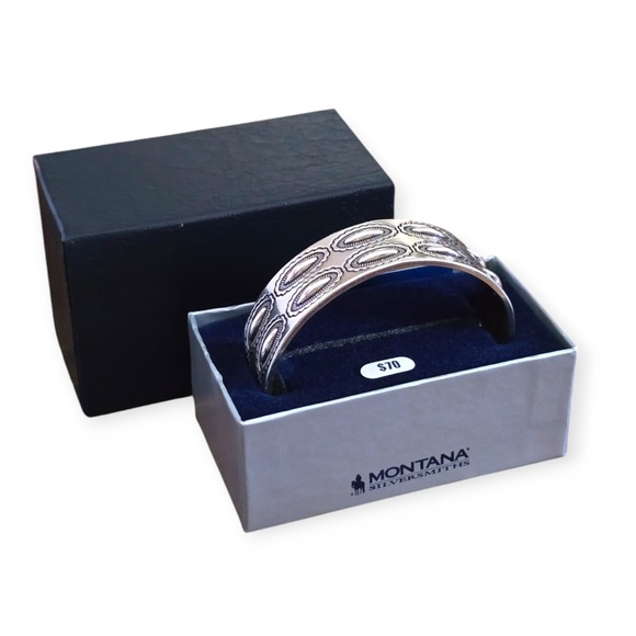 Montana Silversmiths Southwestern Echo Cuff Bracelet‎ Retail $70 - NEW! - Picture 2 of 7